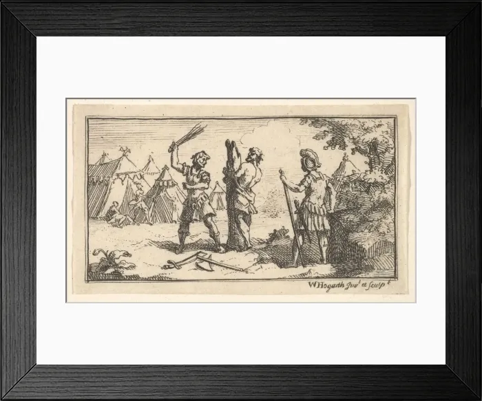 Framed Print : Fustigatio (John Beaver, Roman Military Punishments, 1725), after 1725 Framed Print : Fustigatio (John Beaver, Roman Military Punishments, 1725), after 1725