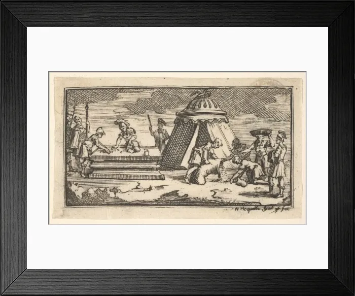 Framed Print : Issued Barley Instead of Wheat [first version] (John Beaver, Roman Military Punishme