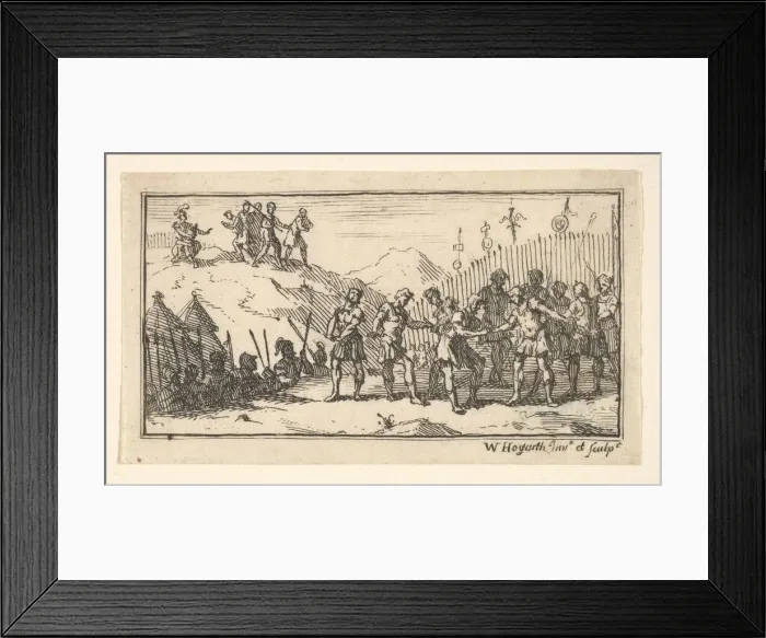 Framed Print : Decimation (John Beaver, Roman Military Punishments, 1725), after 1725