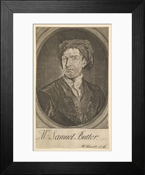 Framed Print : Frontispiece Portrait (Seventeen Small Illustrations for Samuel Butlers Hudibras) Framed Print : Frontispiece Portrait (Seventeen Small Illustrations for Samuel Butlers Hudibras)