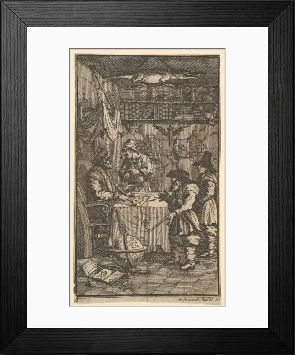 Framed Print : Hudibras Visiting Sidrophel (Seventeen Small Illustrations for Samuel Butlers Hudibras Framed Print : Hudibras Visiting Sidrophel (Seventeen Small Illustrations for Samuel Butlers Hudibras