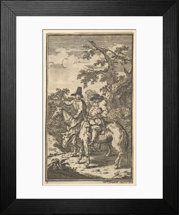 Framed Print : Hudibras Sallying Forth (Seventeen Small Illustrations for Samuel Butlers Hudibras, no Framed Print : Hudibras Sallying Forth (Seventeen Small Illustrations for Samuel Butlers Hudibras, no