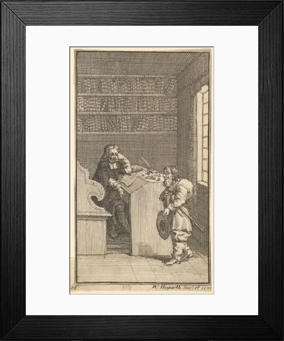 Framed Print : Hudibras and the Lawyer (Seventeen Small Illustrations for Samuel Butlers Hudibras, no Framed Print : Hudibras and the Lawyer (Seventeen Small Illustrations for Samuel Butlers Hudibras, no