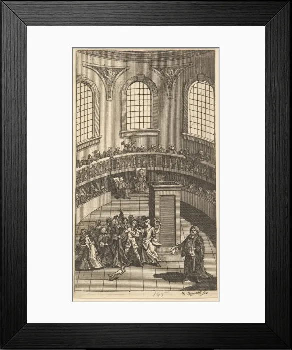 Framed Print : Frontispiece to Nicholas Amhursts Terrae-Filius, June 1726 Framed Print : Frontispiece to Nicholas Amhursts Terrae-Filius, June 1726