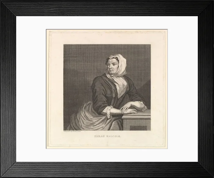 Framed Print : Sarah Malcolm, late 18th-19th century. Creator: Unknown Framed Print : Sarah Malcolm, late 18th-19th century. Creator: Unknown
