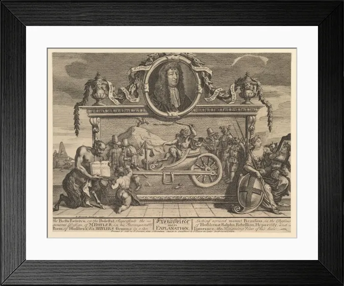 Framed Print : Frontispiece and Its Explanation: Twelve Large Illustrations for Samuel Butler Framed Print : Frontispiece and Its Explanation: Twelve Large Illustrations for Samuel Butler