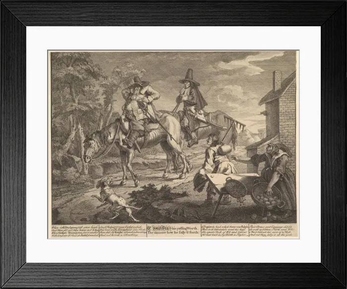 Framed Print : Sr. Hudibras, His Passing Worth, The Manner How He Sally d Forth': Twelve Larg Framed Print : Sr. Hudibras, His Passing Worth, The Manner How He Sally d Forth': Twelve Larg