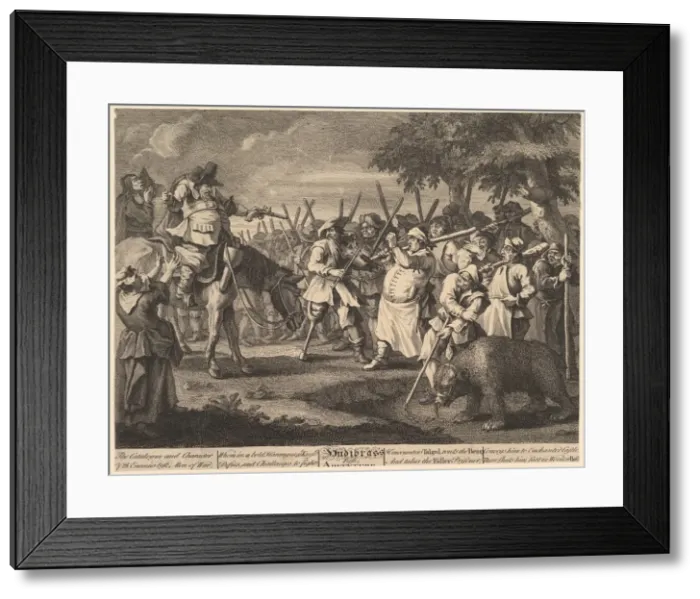 Framed Print : Hudibras First Adventure (Twelve Large Illustrations for Samuel Butlers Hudi Framed Print : Hudibras First Adventure (Twelve Large Illustrations for Samuel Butlers Hudi