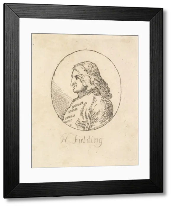 Framed Print : Henry Fielding, ca. 1835. Creator: Unknown Framed Print : Henry Fielding, ca. 1835. Creator: Unknown