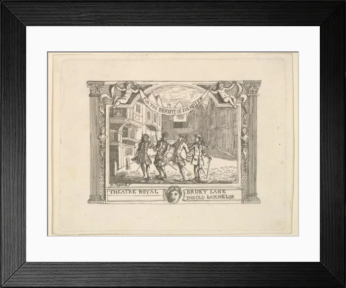 Framed Print : Benefit Ticket for Joe Miller, 1790s. Creator: Unknown Framed Print : Benefit Ticket for Joe Miller, 1790s. Creator: Unknown
