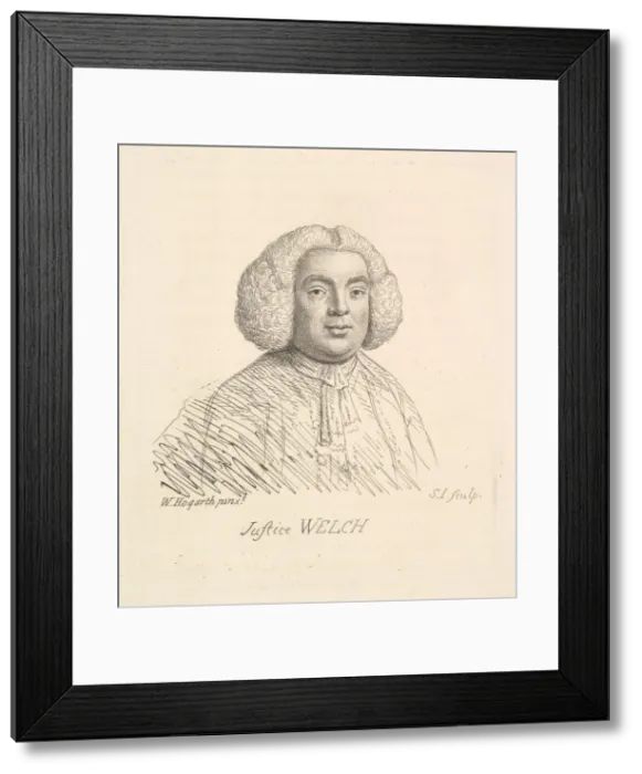 Framed Print : Justice Welch, 1794. Creator: Samuel Ireland Framed Print : Justice Welch, 1794. Creator: Samuel Ireland