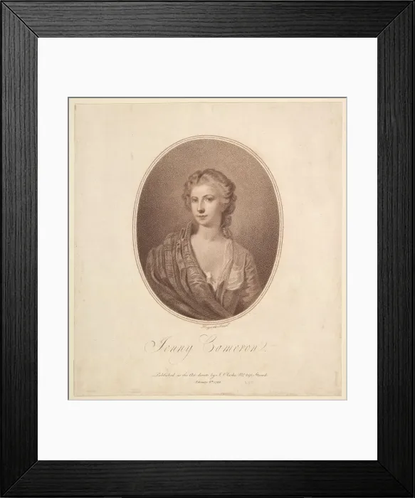 Framed Print : Jenny Cameron, February 8, 1788. Creator: Unknown