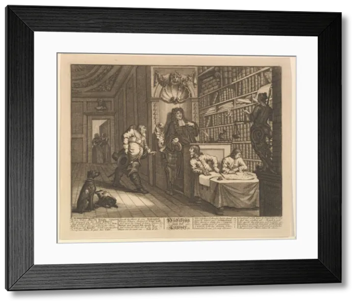 Framed Print : Hudibras and the Lawyer (Twelve Large Illustrations for Samuel Butlers Hudibras, Plate Framed Print : Hudibras and the Lawyer (Twelve Large Illustrations for Samuel Butlers Hudibras, Plate