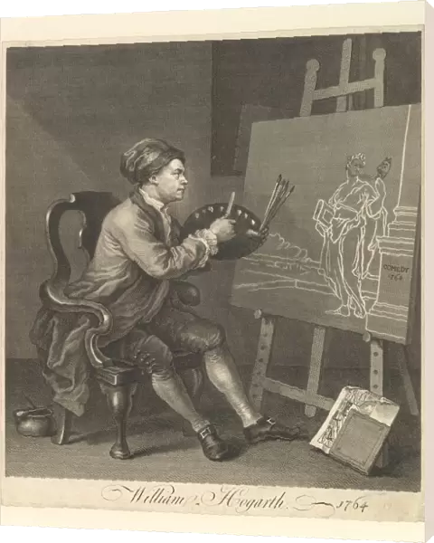 William Hogarth, Serjeant Painter to His Majesty, 1764. Creator: William Hogarth