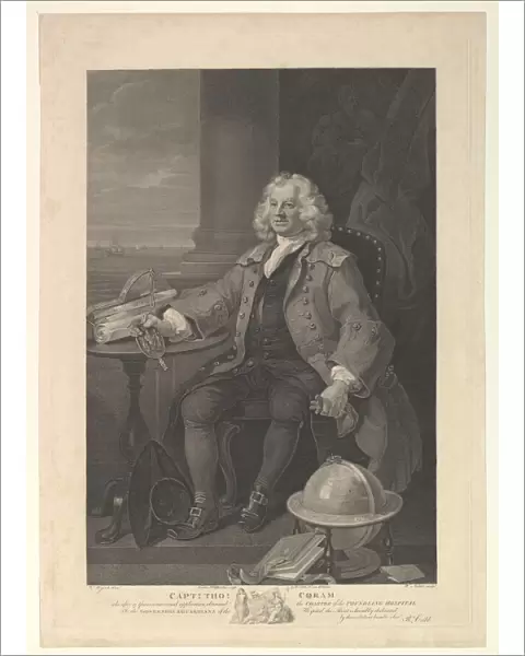 Captain Thomas Coram, December 1, 1796. Creator: William Nutter