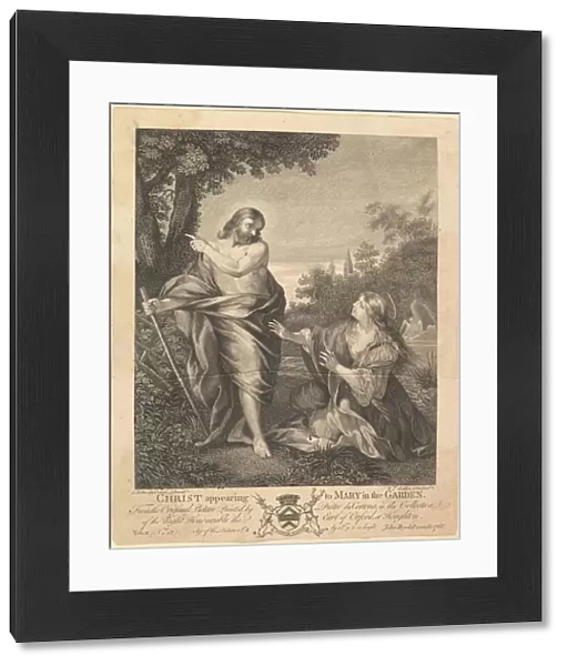 Christ Appearing to Mary in the Garden, before 1766. Creator: William Walker