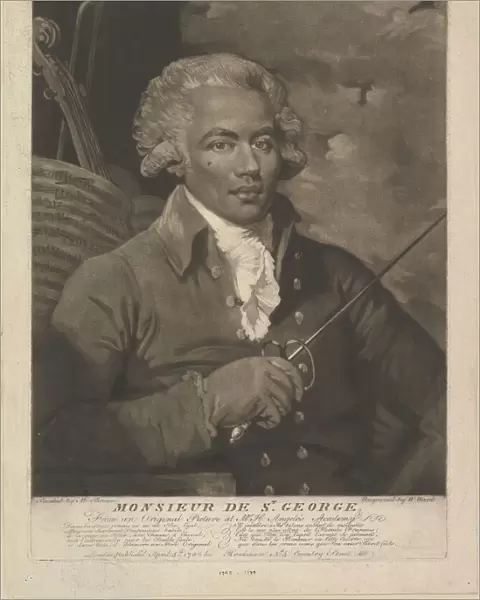 Monsieur de St. George, April 4, 1788. Creator: William Ward