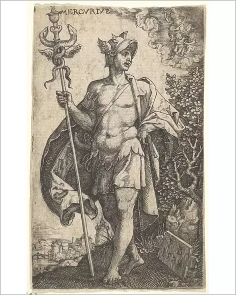 Mercury from The Gods Who Preside Over the Planets, 1528. Creator: Master I. B