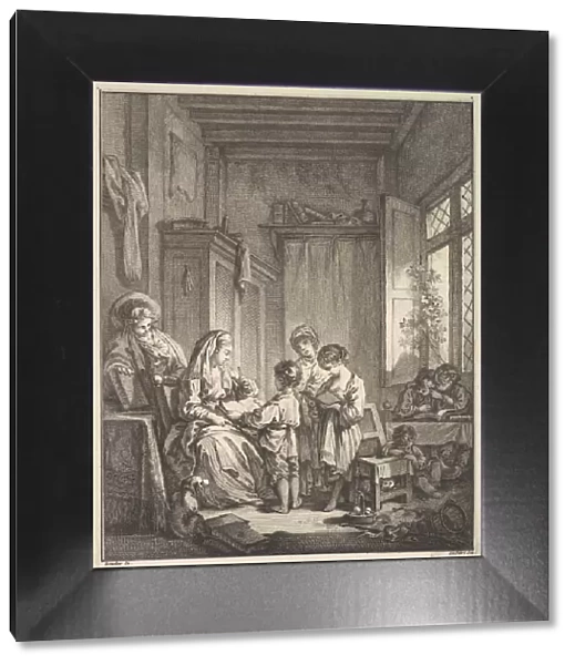 The Little Schoolmistress, mid to late 18th century. Creator: A. J. Defehrt