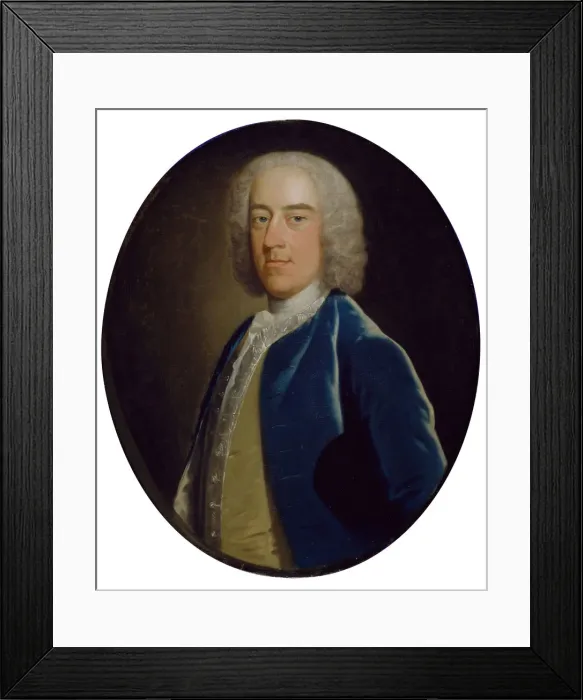 Framed Print : Portrait of Sir Lister Holte (1720-70), 5th Baronet, 1750-1770. Creator: Unknown Framed Print : Portrait of Sir Lister Holte (1720-70), 5th Baronet, 1750-1770. Creator: Unknown