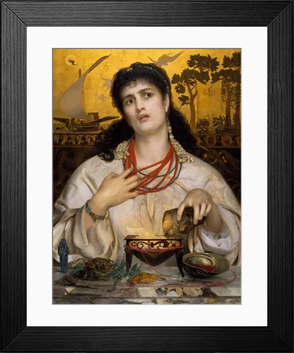 Framed Print : Medea, 1868. Creator: Frederick Augustus Sandys Framed Print : Medea, 1868. Creator: Frederick Augustus Sandys
