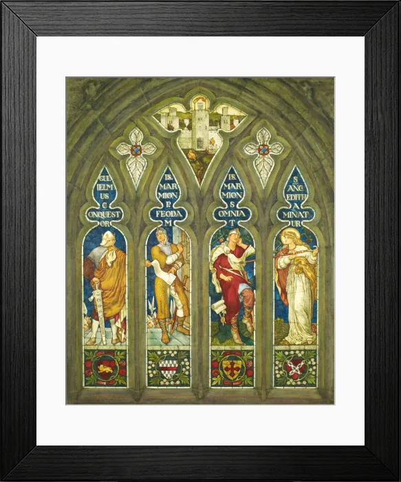 Framed Print : William the Conqueror presenting a charter to Lord Marmion, 1909 Framed Print : William the Conqueror presenting a charter to Lord Marmion, 1909