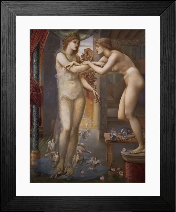 Framed Print : Pygmalion and the Image - The Godhead Fires, 1878. Creator: Sir Edward Coley Burne-Jones Framed Print : Pygmalion and the Image - The Godhead Fires, 1878. Creator: Sir Edward Coley Burne-Jones