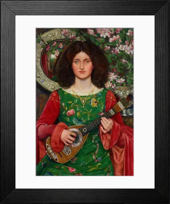 Framed Print : Musica (Melody), 1895-1897. Creator: Kate Elizabeth Bunce Framed Print : Musica (Melody), 1895-1897. Creator: Kate Elizabeth Bunce