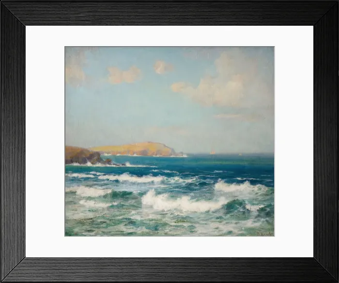Framed Print : Trevose Head, Cornwall, 1900-1940. Creator: Beatrice Bright Framed Print : Trevose Head, Cornwall, 1900-1940. Creator: Beatrice Bright