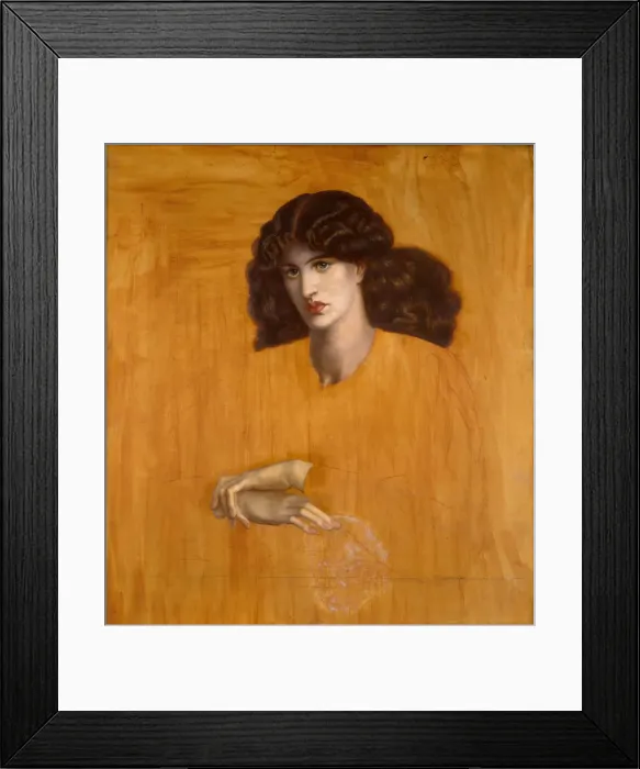 Framed Print : La Donna Della Finestra [The Lady of Pity], 1881. Creator: Dante Gabriel Rossetti