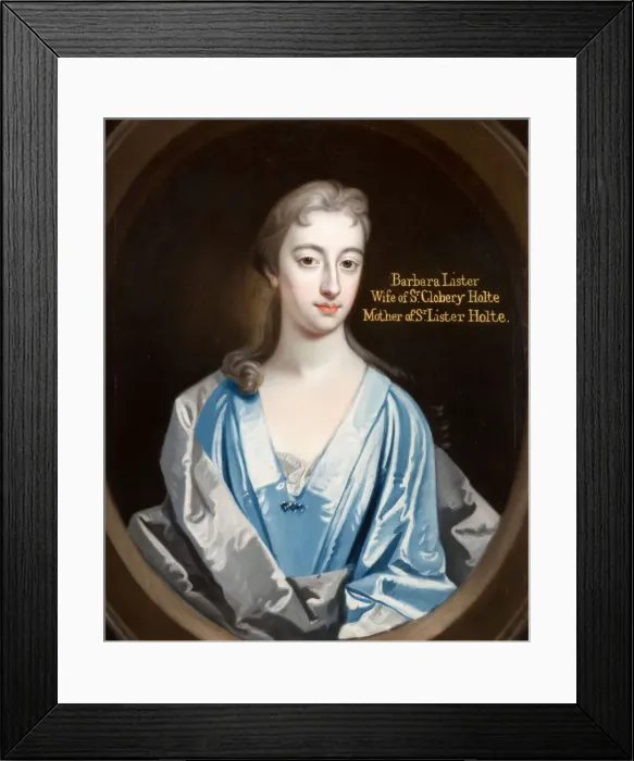 Framed Print : Barbara Lister, 1714-1724. Creator: Unknown Framed Print : Barbara Lister, 1714-1724. Creator: Unknown