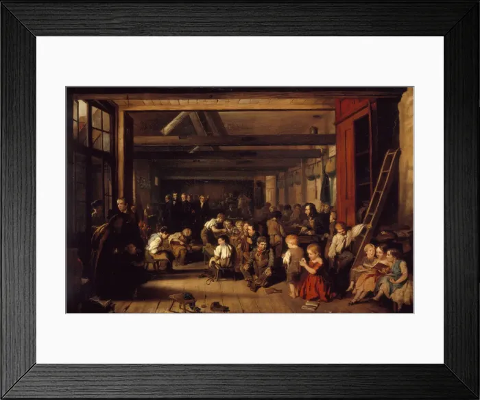 Framed Print : The First Ragged School, Westminster, 1851. Creator: Alexander Blaikley Framed Print : The First Ragged School, Westminster, 1851. Creator: Alexander Blaikley