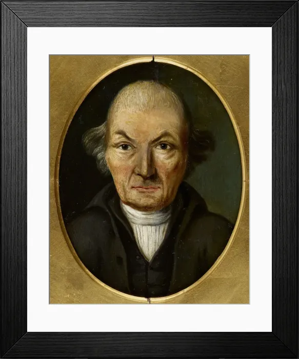 Framed Print : Portrait of William Hutton (1723-1816), 1750-1800. Creator: Unknown Framed Print : Portrait of William Hutton (1723-1816), 1750-1800. Creator: Unknown