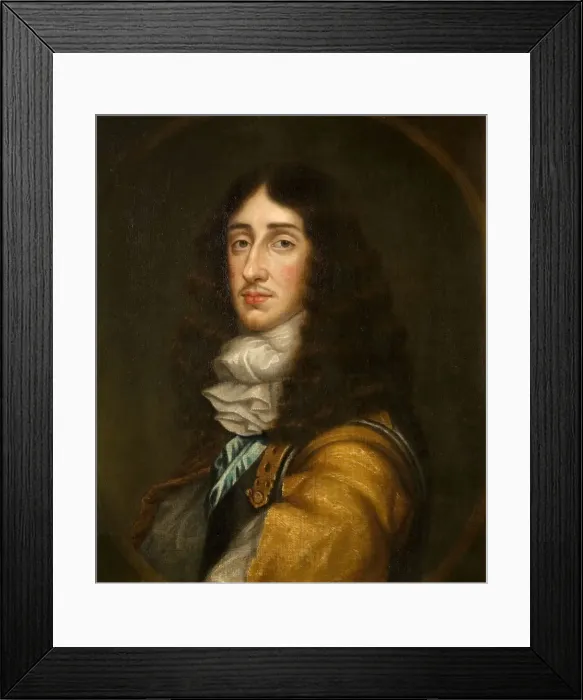 Framed Print : Portrait Of Prince Charles, 1660 - 80. Creator: Unknown Framed Print : Portrait Of Prince Charles, 1660 - 80. Creator: Unknown