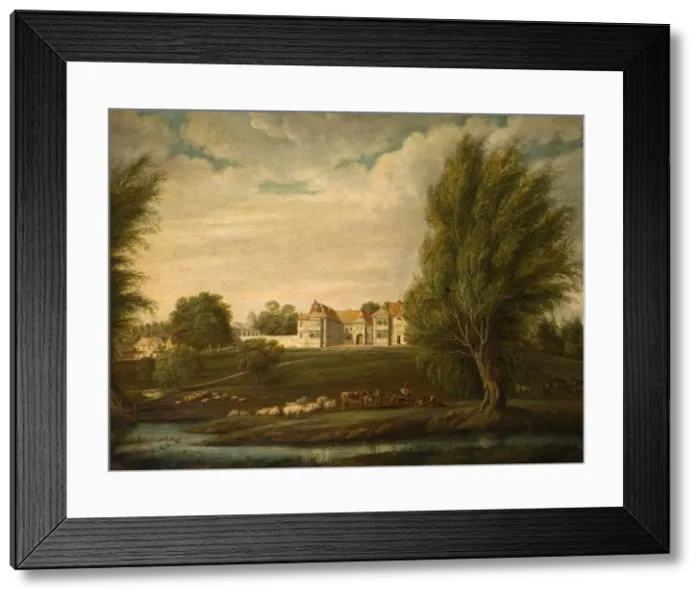 Framed Print : Birdingbury Hall, Warwickshire, 1800. Creator: Unknown Framed Print : Birdingbury Hall, Warwickshire, 1800. Creator: Unknown
