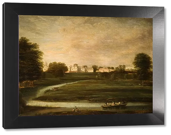 Distant View Of Birdingbury Hall, Warwickshire, 1800. Creator: Unknown