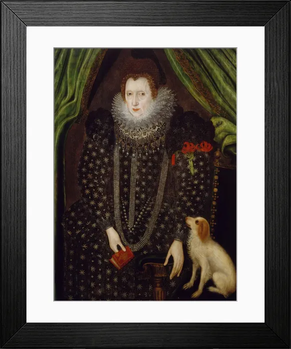 Framed Print : Portrait of a Lady, 1600-1700. Creator: Unknown Framed Print : Portrait of a Lady, 1600-1700. Creator: Unknown