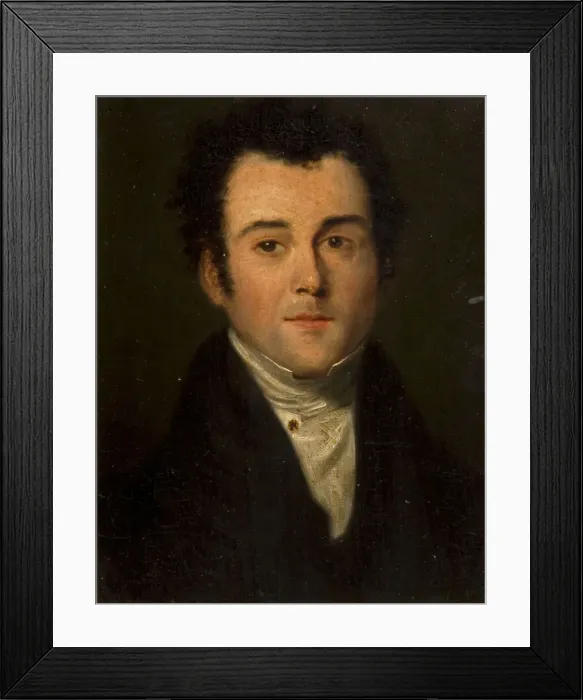 Framed Print : Portrait of William Hutton (1723-1816), 1750-1800. Creator: Unknown Framed Print : Portrait of William Hutton (1723-1816), 1750-1800. Creator: Unknown
