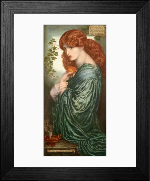 Framed Print : Proserpine, 1882. Creator: Dante Gabriel Rossetti