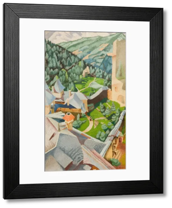 Framed Print : Burg, Finstergrun, 1940. Creator: Audrey Weber Framed Print : Burg, Finstergrun, 1940. Creator: Audrey Weber