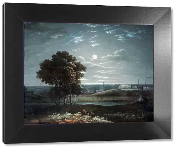 Birmingham by Moonlight, 1800-1850. Creator: Unknown