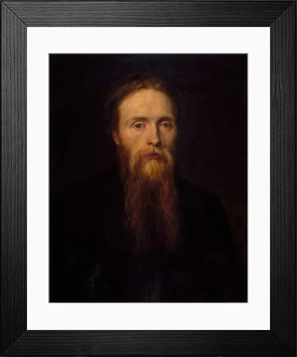 Framed Print : Portrait of Sir Edward Burne-Jones (1833-1898), 1870. Creator: George Frederick Watts Framed Print : Portrait of Sir Edward Burne-Jones (1833-1898), 1870. Creator: George Frederick Watts
