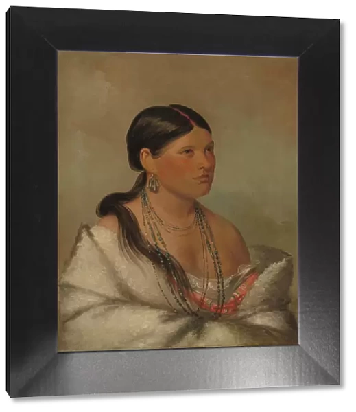 The Female Eagle - Shawano, 1830. Creator: George Catlin