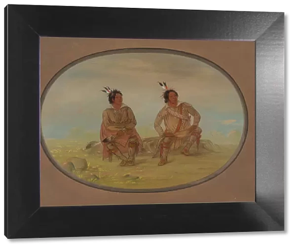 Two Choctaw Indians, 1861  /  1869. Creator: George Catlin