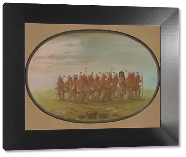 Dance to the Berdache - Saukie, 1861  /  1869. Creator: George Catlin
