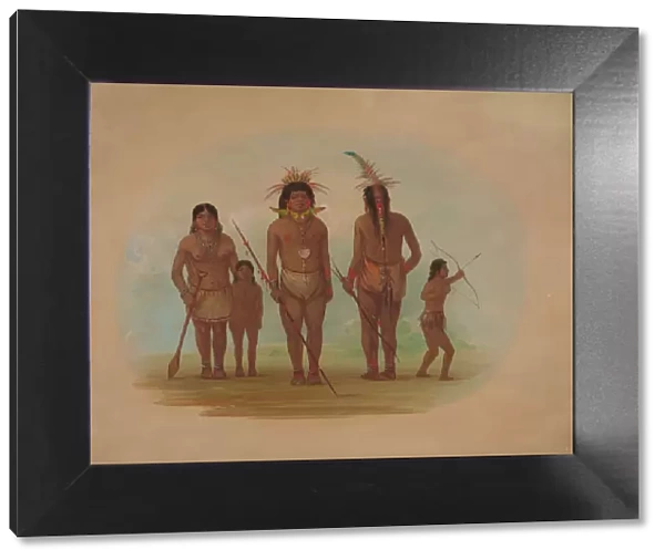 Five Iquito Indians, 1854  /  1869. Creator: George Catlin