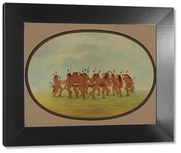 Amusing Dance - Sioux, 1861  /  1869. Creator: George Catlin