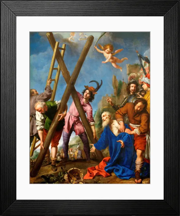 Framed Print : St Andrew Praying before his Martyrdom, 1643. Creator: Carlo Dolci Framed Print : St Andrew Praying before his Martyrdom, 1643. Creator: Carlo Dolci