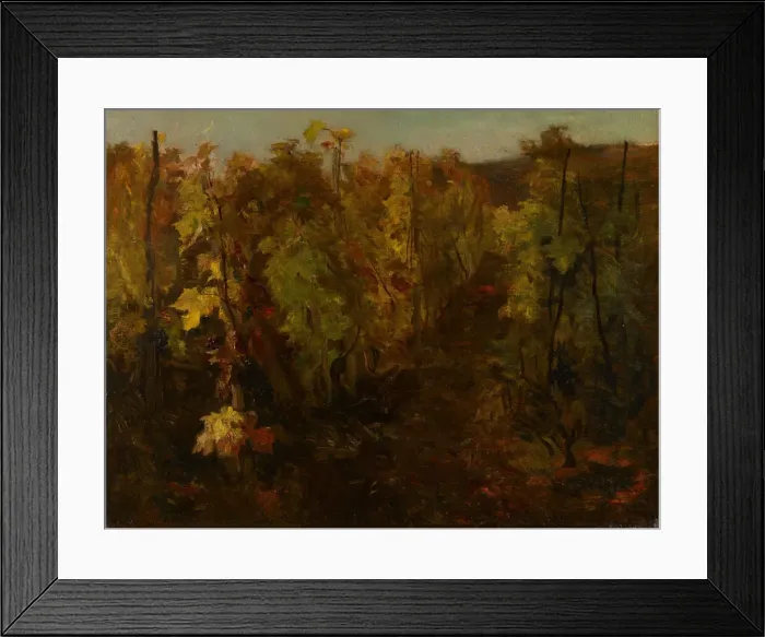 Framed Print : La Vigne [The Vine], 1860-1863. Creator: Charles Francois Daubigny