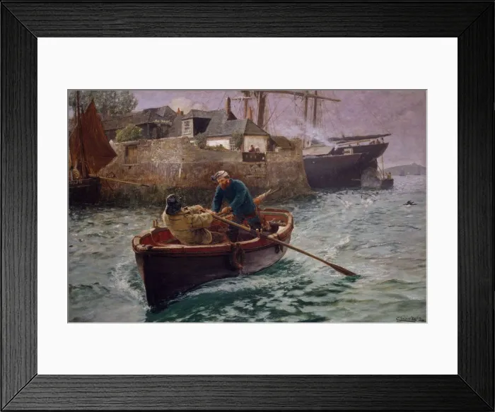 Framed Print : Homeward, 1885. Creator: Charles Napier Hemy Framed Print : Homeward, 1885. Creator: Charles Napier Hemy